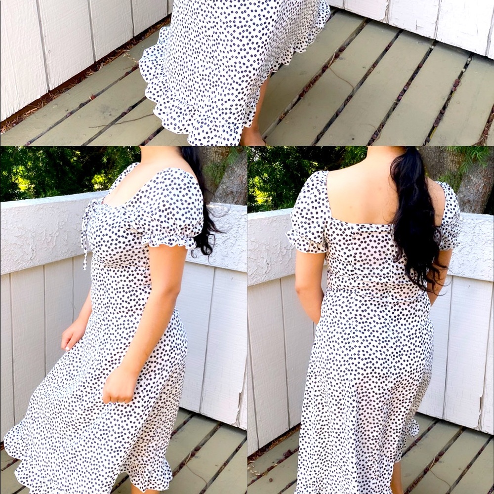 Polka dot Maxi Dress